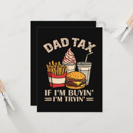 Papa Belasting Als IK Koop, Probeer IK Kaart (Voorkant / Achterkant in situ)