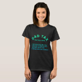 Papa Belasting Definitie Mannen Grappig Vaderdag 9 T-shirt (Voorkant volledig)