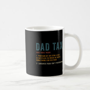 Papa Belasting Definitie Mannen Grappig Vaderdag Koffiemok
