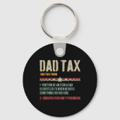 Papa Belasting Definitie Sarcastisch Grappig Vader Sleutelhanger (Voorkant)