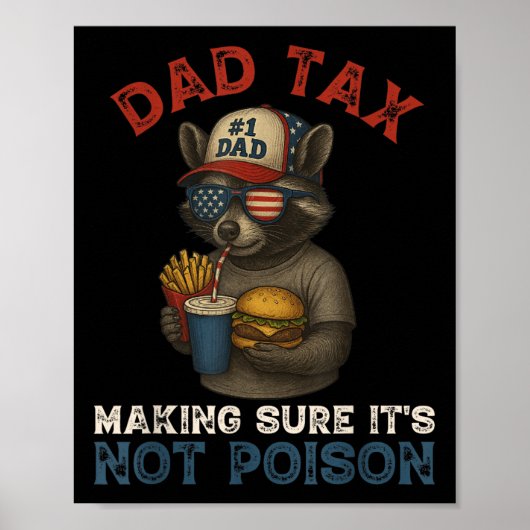 Papa belasting ervoor te zorgen dat het niet vergi poster (Voorkant)