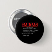 Papa belasting Grappig Papa Belasting Definitie Va Ronde Button 5,7 Cm (Voorkant /achterkant)