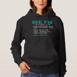 Papa Belasting Grappig Papa Belastingdefinitie Vad Hoodie