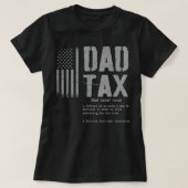 Papa Belasting Grappig Papa Belastinggrappen Papa T-shirt (Design voorkant)