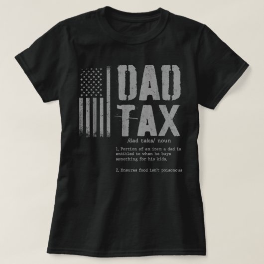 Papa Belasting Grappig Papa Belastinggrappen Papa T-shirt (Design voorkant)