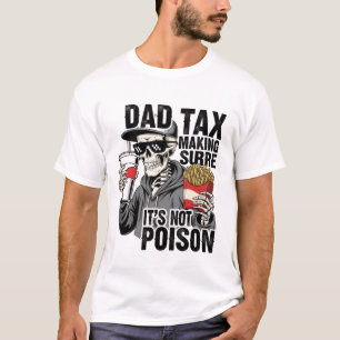 Papa belasting om ervoor te zorgen dat het geen ve t-shirt