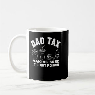 Papa belasting om ervoor te zorgen dat het niet gi koffiemok