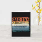 Papa belasting sarcastische vaders dag Geweldige v Kaart (Gele Bloem)