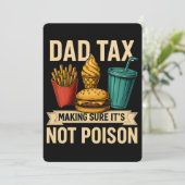 Papa belasting zorgen dat het niet giftig is Vader Kaart (Staand voorkant)
