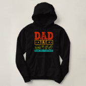 papa belasting zorgen ervoor dat vaders dag papa hoodie (Design voorkant)