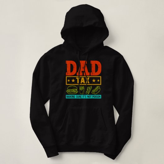 papa belasting zorgen ervoor dat vaders dag papa hoodie (Design voorkant)