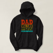 papa belasting zorgen ervoor dat vaders dag papa hoodie (Design voorkant)