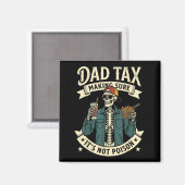 Papa belasting zorgt ervoor dat grappige mannen va magneet (Voorkant / Achterkant)