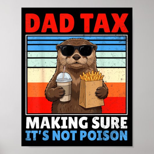 Papa belasting zorgt ervoor dat het niet grappig r poster (Voorkant)
