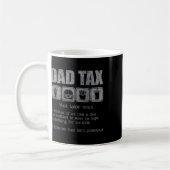 Papa Belastingdefinitie Grappig Papa Belastinggrap Koffiemok (Links)