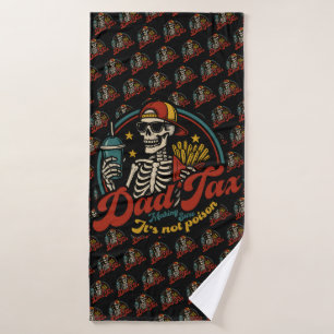Papa Belastingdienst zorgt ervoor dat het geen gif Badhanddoek
