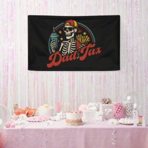 Papa Belastingdienst zorgt ervoor dat het geen gif Spandoek