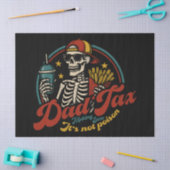 Papa Belastingdienst zorgt ervoor dat het geen gif Tissuepapier (Craft)