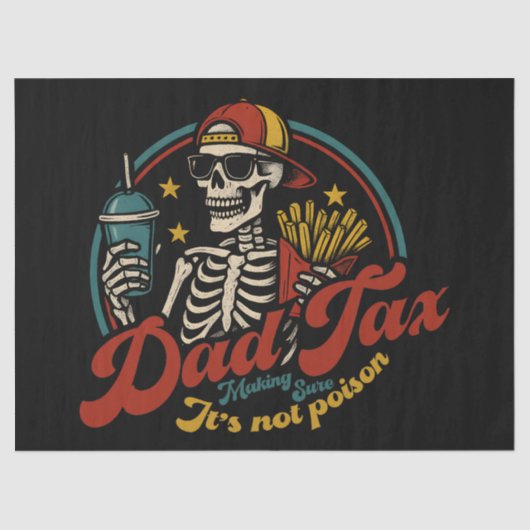 Papa Belastingdienst zorgt ervoor dat het geen gif Tissuepapier (Voorkant)