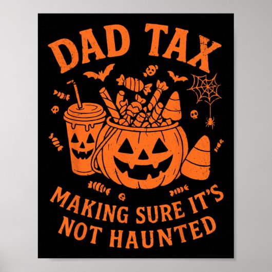 Papa Belastingdienst zorgt ervoor dat het geen spo Poster (Voorkant)