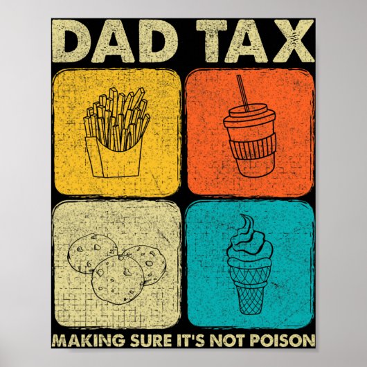 Papa Belastingdienst zorgt ervoor dat het geen ver Poster (Voorkant)