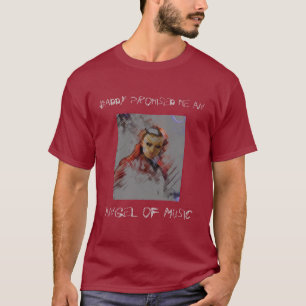 Papa beloofde me een engel muziek-T-Shirt T-shirt