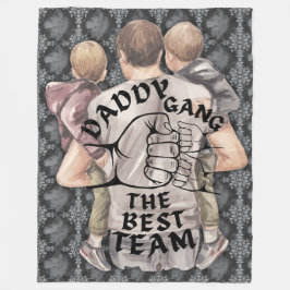 Papa, bende fleece deken