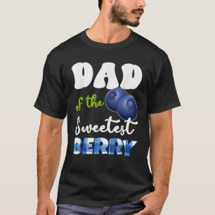 Papa Bes 1e verjaardag Blauwebes Thema Zoetste van T-shirt