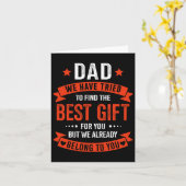 Papa Beste Cadeau Van Kinder Vaderdag Kerstmis Kaart (Gele Bloem)