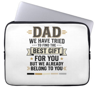 Papa Beste Geschenk is van Jou Vintage Vector T-sh Laptop Sleeve