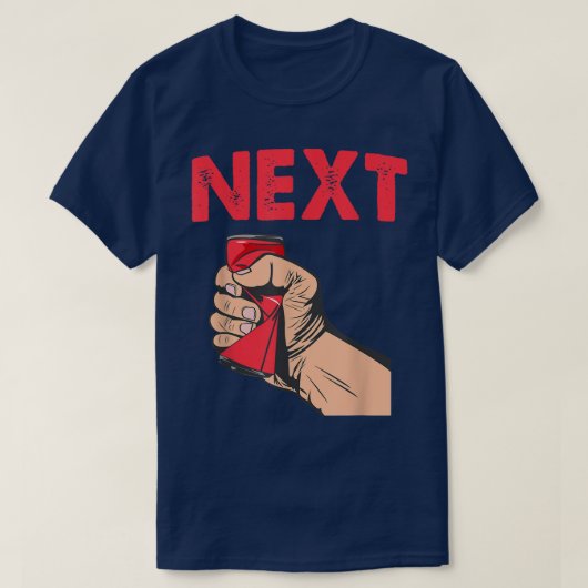 Papa Bier Drinker Net Bier Drink Bier kan Drink T-shirt (Design voorkant)