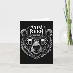 Papa Bier - Grappige Vader Beer Drinkende Humor Kaart