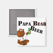 Papa Biermagneet Magneet (Voorkant / Achterkant)