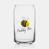 Papa Bij Blikvorm Glas (Voorkant)