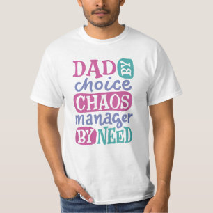Papa bij Choice Chaos Manager op aanvraag T-shirt