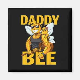 Papa Bijen Bijenhouden Honing Papa Met Dochter Mei Magneet
