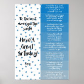 Papa Birthday Coupons Poster (Voorkant)