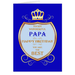 Papa Birthday met Shield