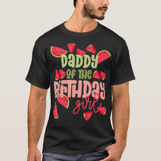 Papa Birthday One in een Melon Watermelon Birthday T-shirt
