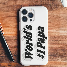 Papa Black text iPhone case 11Pro Max Hoesje