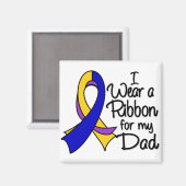 Papa - bladerkanker lint magneet (Voorkant / Achterkant)