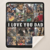 Papa Blanket Sherpa Deken (Voorkant)