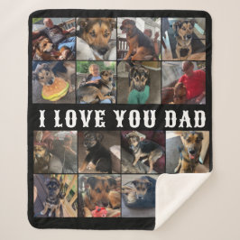 Papa Blanket Sherpa Deken