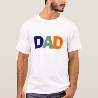 Papa Blauw, Groen en Oranje Shirt