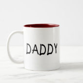 Papa (Blk) Tweekleurige Koffiemok (Links)