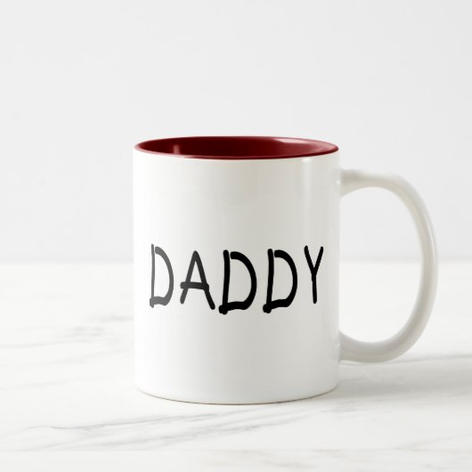 Papa (Blk) Tweekleurige Koffiemok (Rechts)