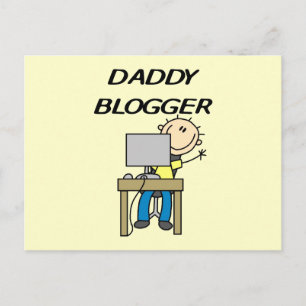 Papa Blogger Briefkaart