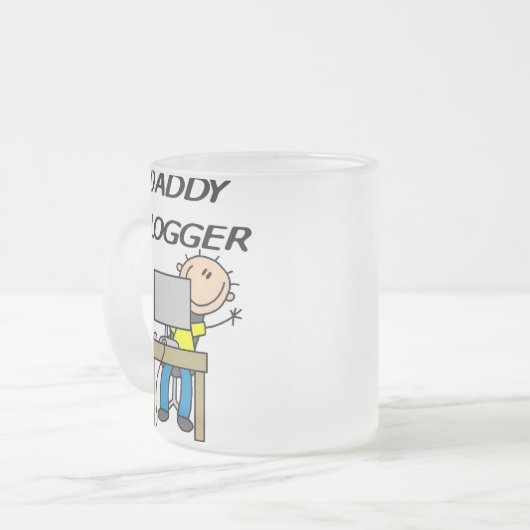 papa Blogger Matglas Koffiemok (Voorkant links)