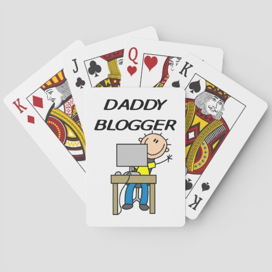 Papa Blogger Speelkaarten (Achterkant)