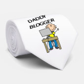 Papa Blogger Stropdas (Opgerold)